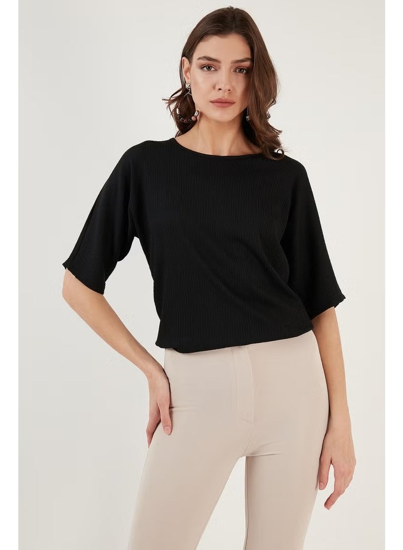 Lela Bürümcük Relaxed Cut Crew Neck Blouse Women's Blouse 5864975 - Image 1